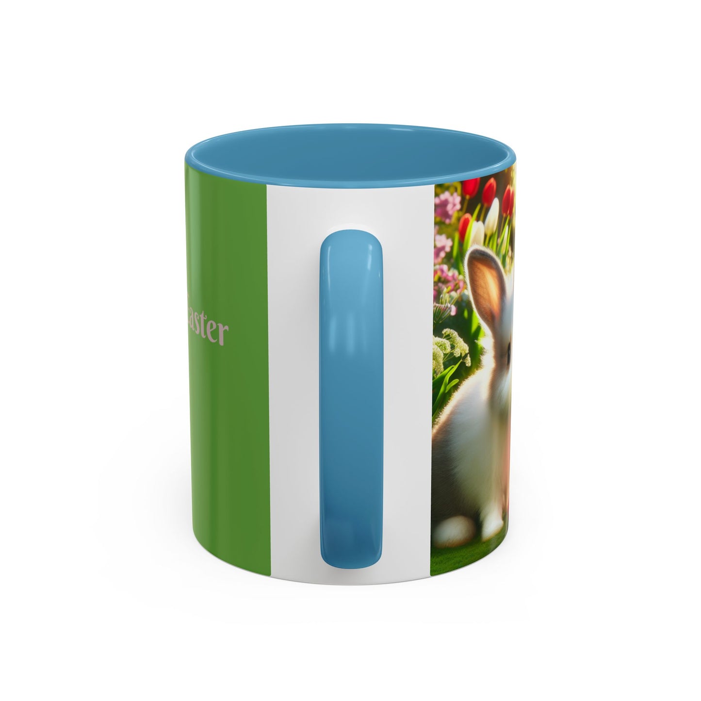 Happy Easter Accent Coffee Mug - 11 & 15oz - Perfect for Spring Celebrations