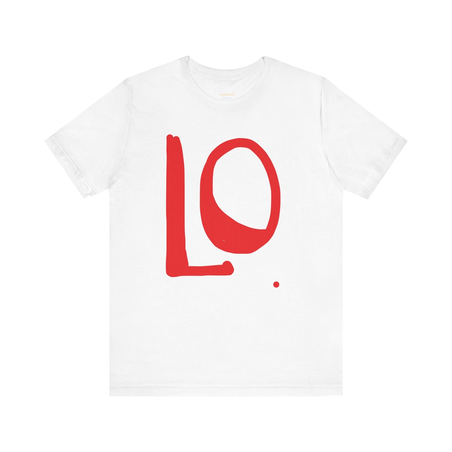 Weißes Unisex-Jersey-T-Shirt mit kurzen Ärmeln für Paare