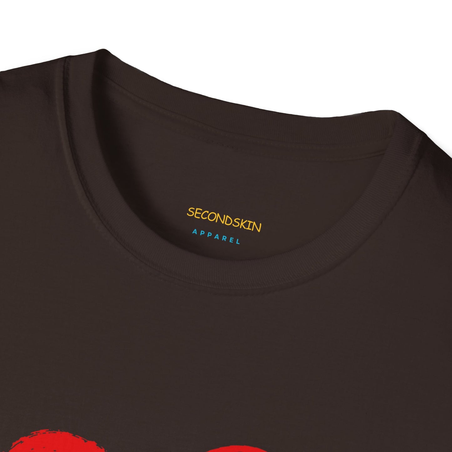 Black Unisex crew neck  Softstyle T-Shirt for couples man and woman