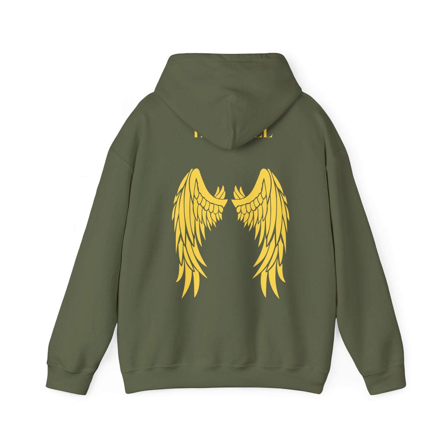 Paarstil Engel Flügel Kapuzenpullover