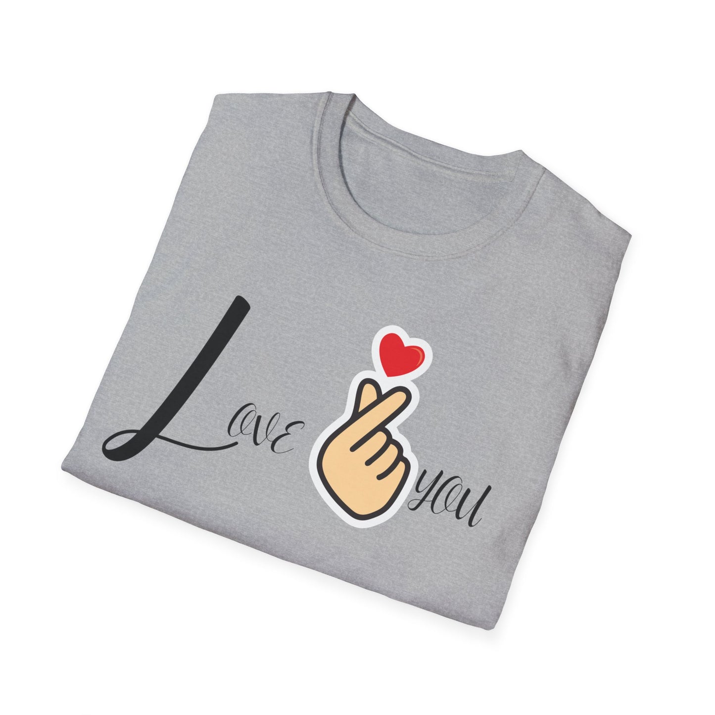 Weißes Unisex Softstyle Love T-Shirt