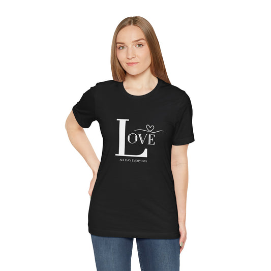 Camiseta Unisex de Manga Corta Love