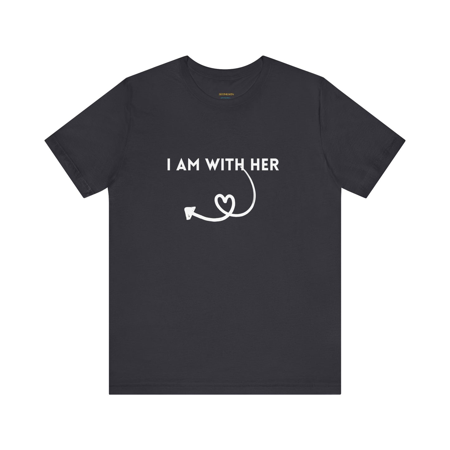 Herren schwarzes Casual T-Shirt - Unisex Jersey Kurzarmshirt