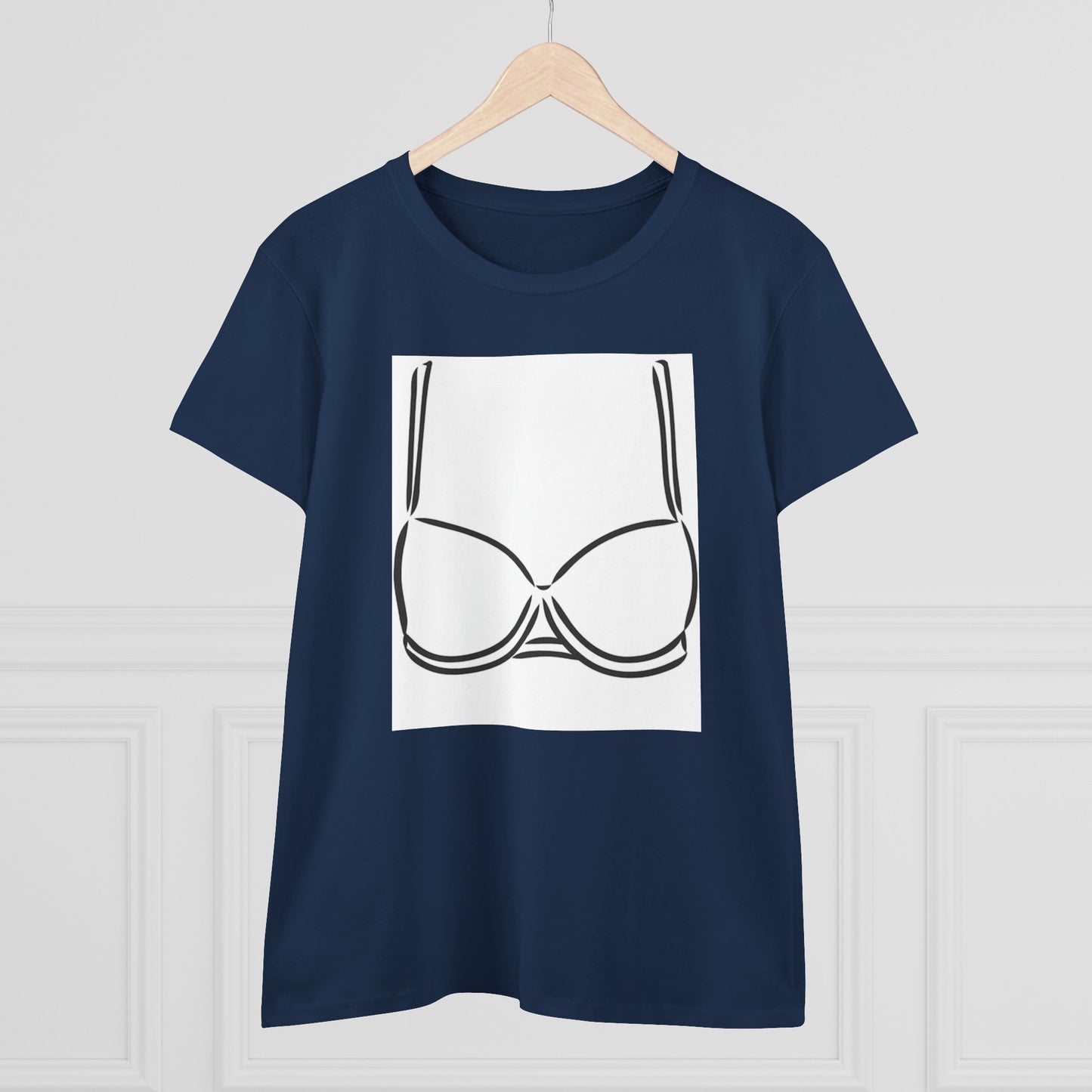Damen Midweight Baumwoll T-Shirt
