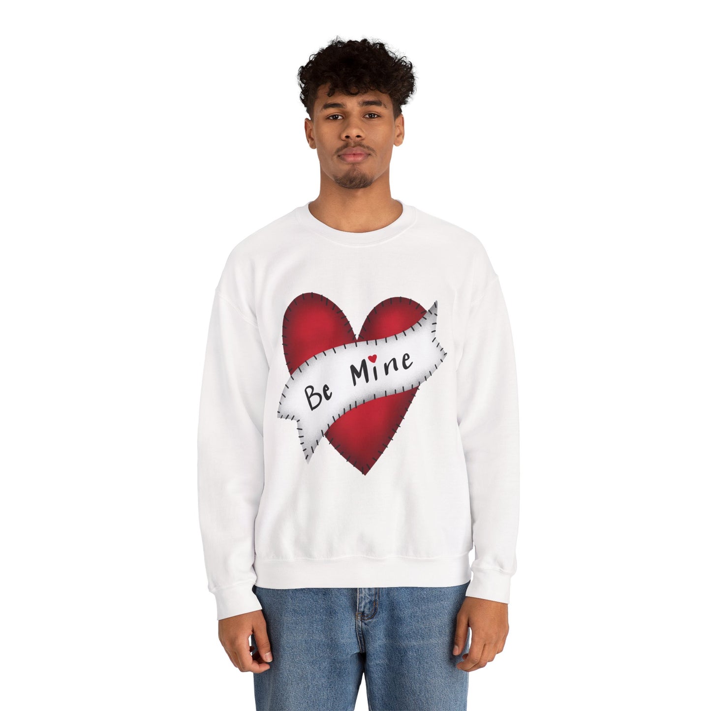 Sweat-shirt Love Unisexe Heavy Blend™ Blanc