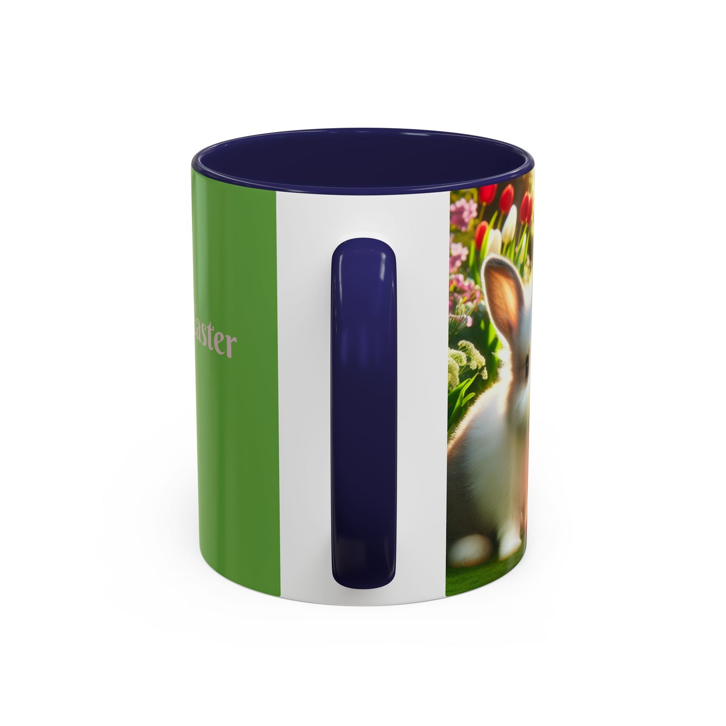 Happy Easter Accent Coffee Mug - 11 & 15oz - Perfect for Spring Celebrations