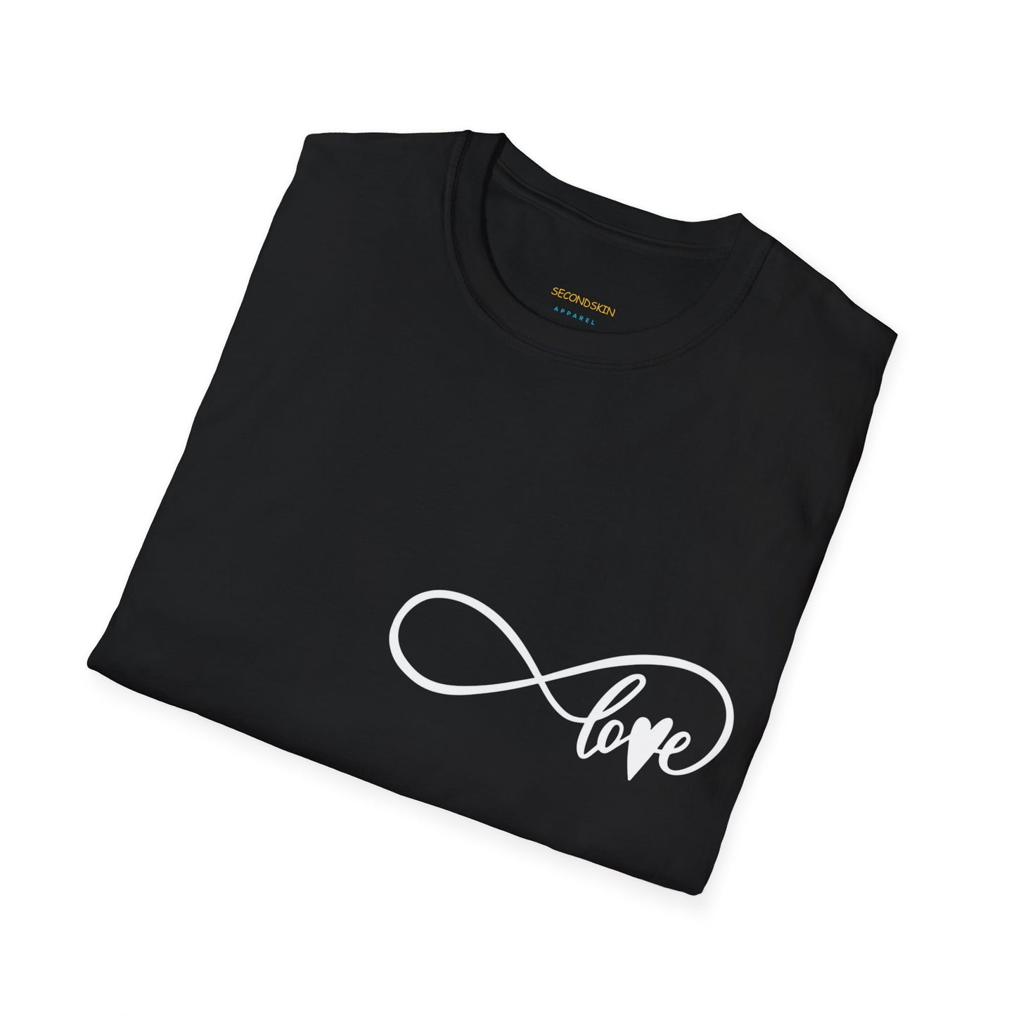 Schwarzes Unisex Softstyle Love T-Shirt