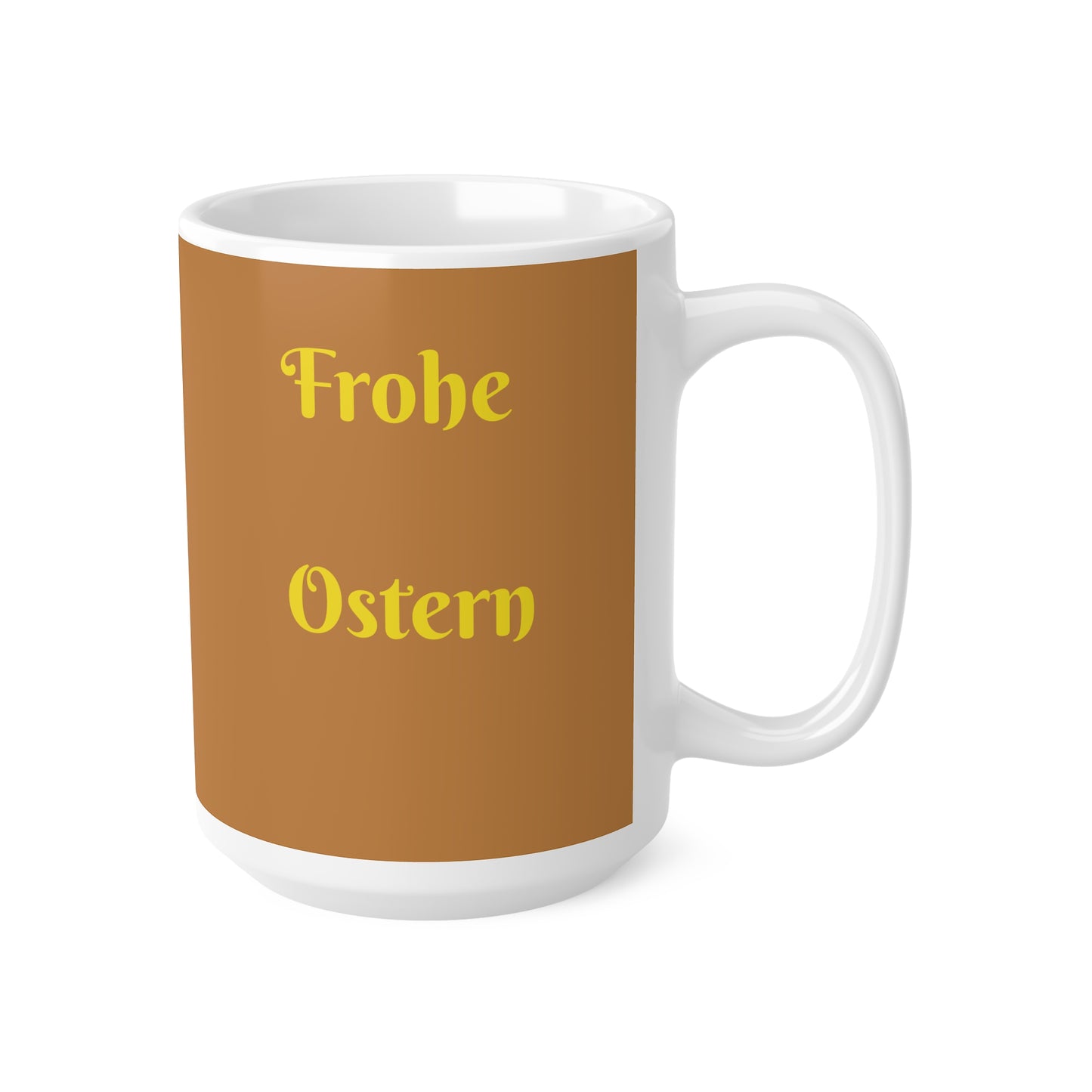 Ostereikorb mit Blumenmuster, Keramik-Kaffeetasse – 11 oz und 15 oz