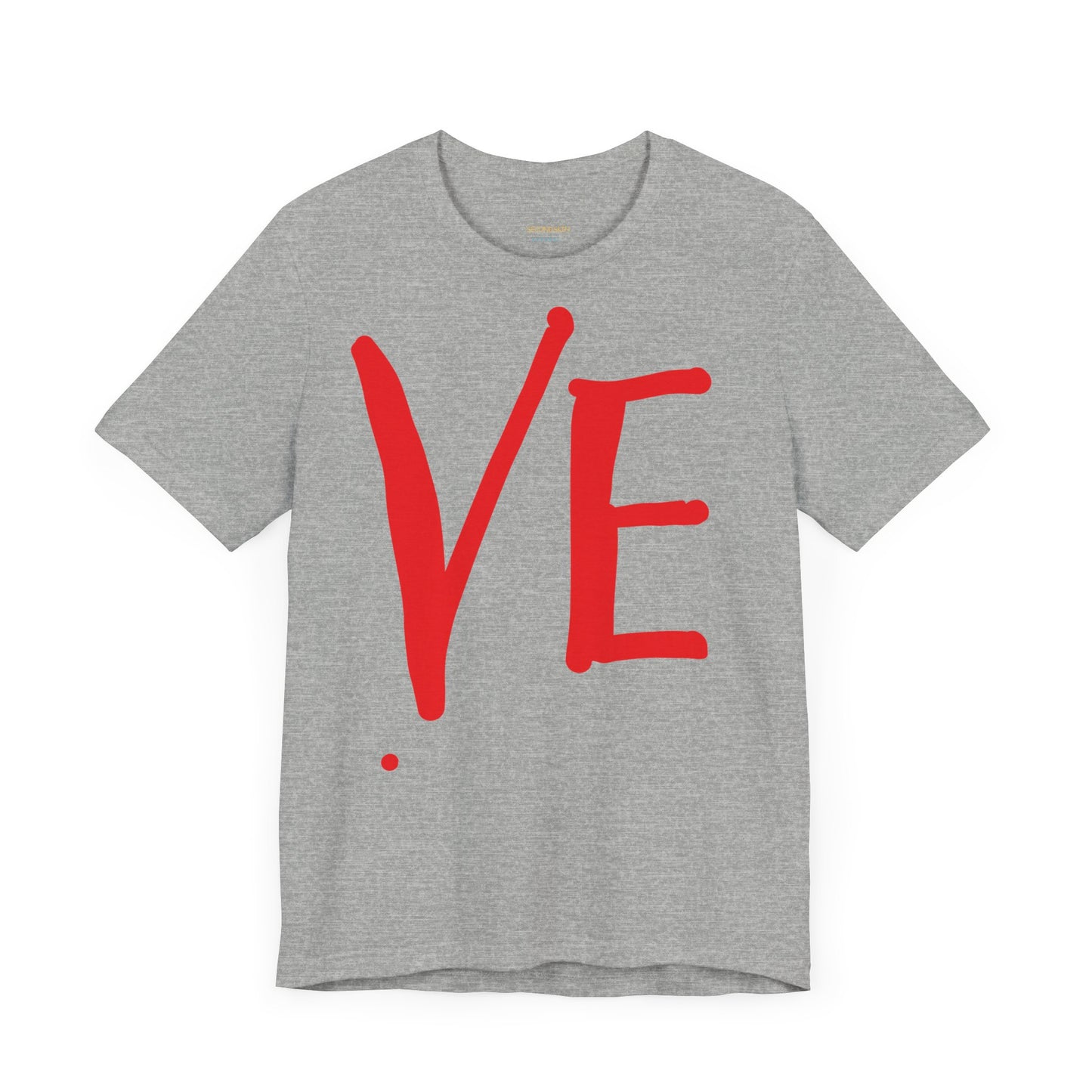 T-shirt en jersey unisexe à manches courtes en coton assorti pour couple