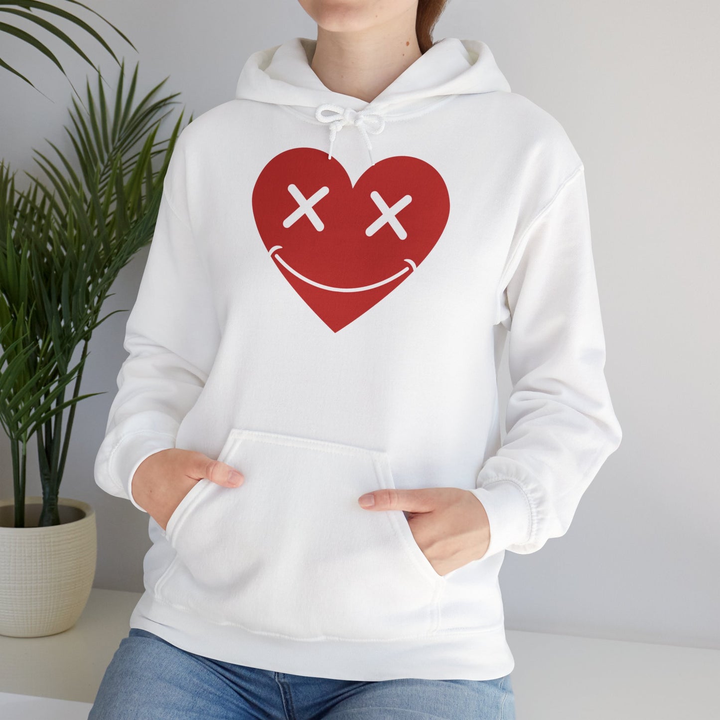 Sudadera unisex con capucha y mezcla pesada™ Love 