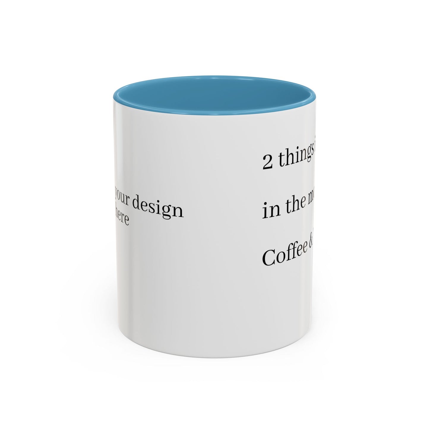 Coffee & You Accent Mug - Perfect for Morning Rituals - Ideal Gift for Coffee Lovers