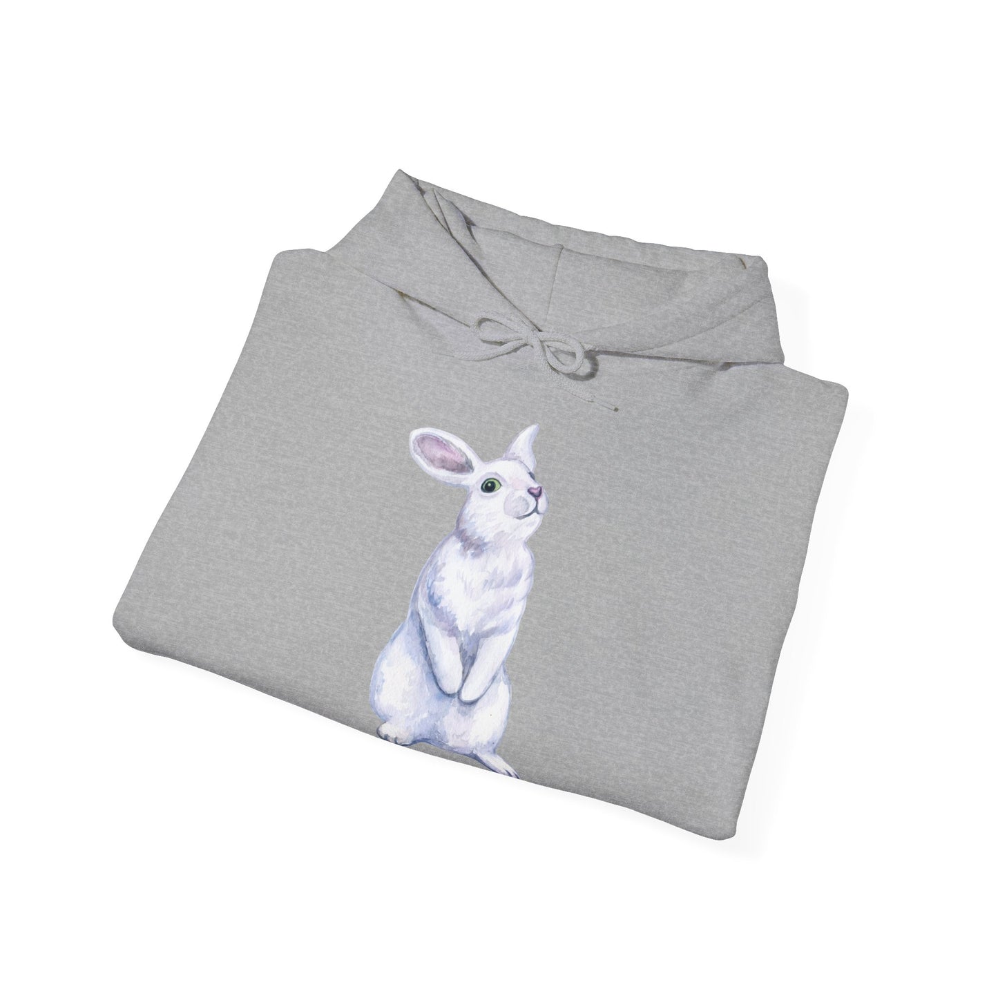 Folge dem weißen Hasen Unisex Heavy Blend Hoodie