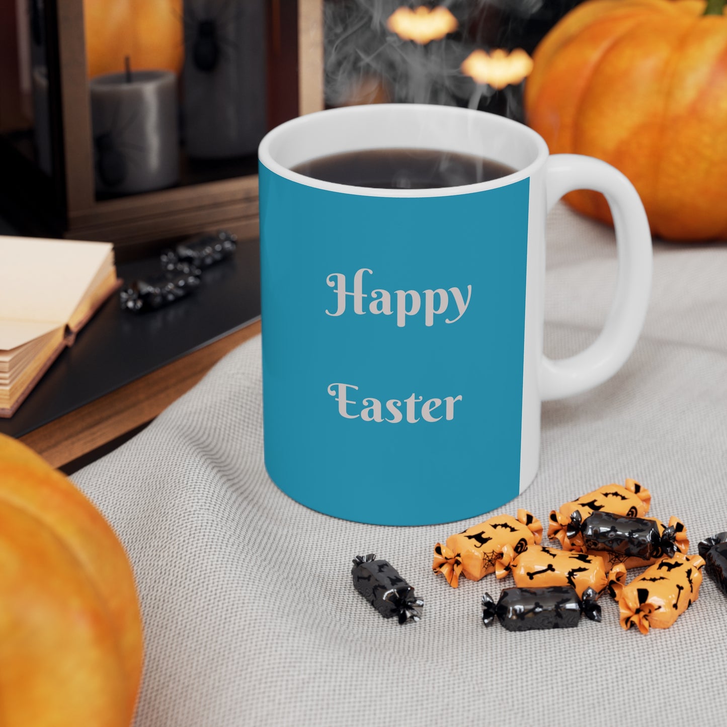 Colorful Easter Egg Ceramic Coffee Cup - 11oz & 15oz