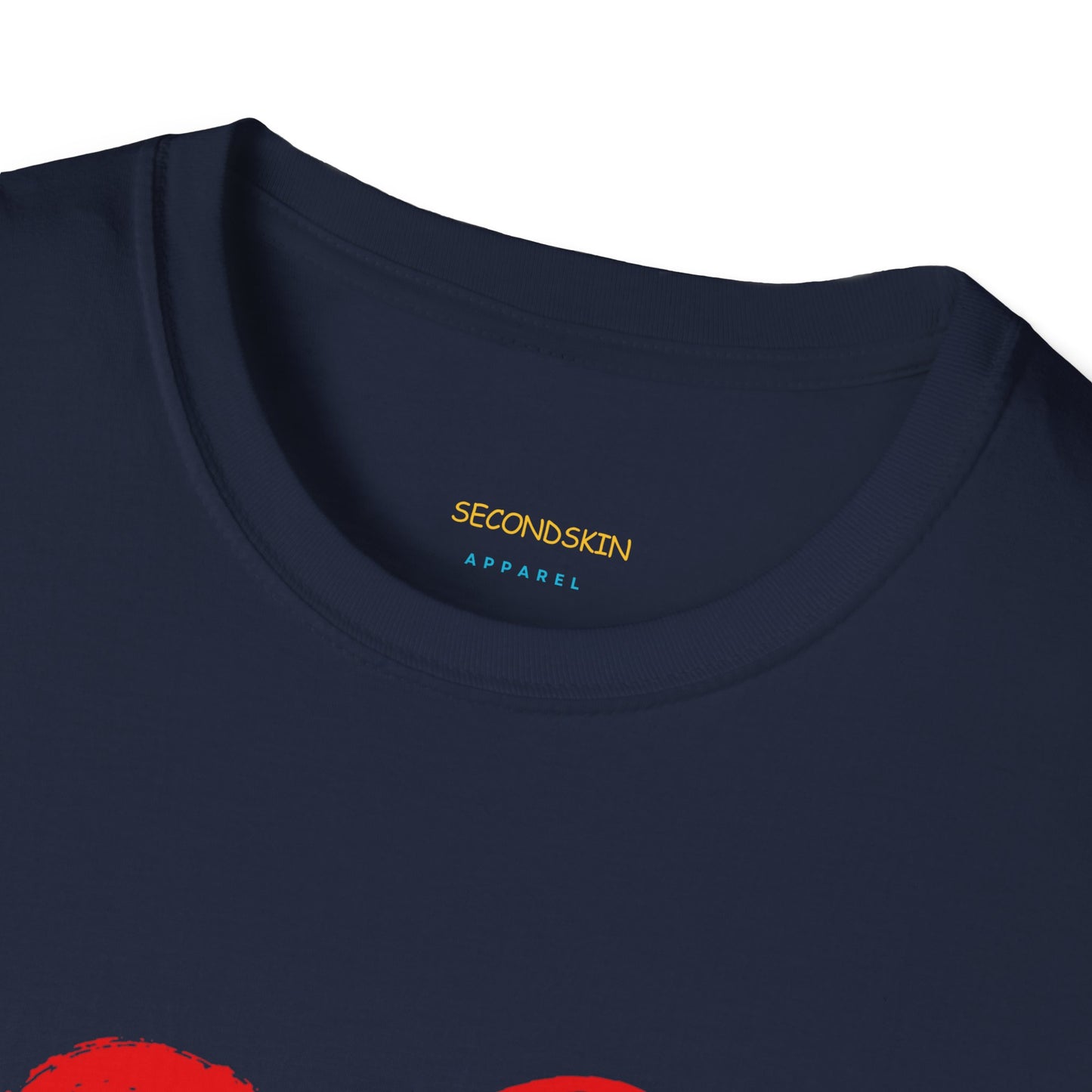 Black Unisex crew neck  Softstyle T-Shirt for couples man and woman