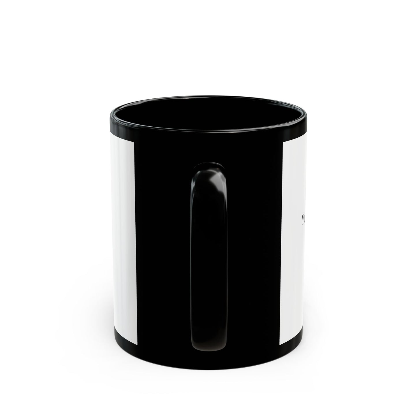 Mug Noir Personnalisé - Créez Votre Design Photo (11oz & 15oz)