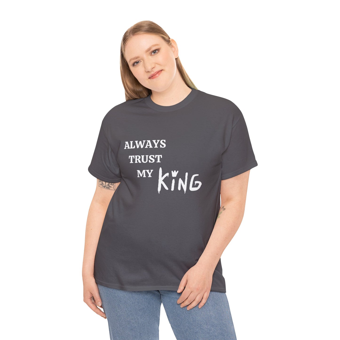 T-shirt Couple Assorti - T-shirt en Coton Épais Unisexe Amusant