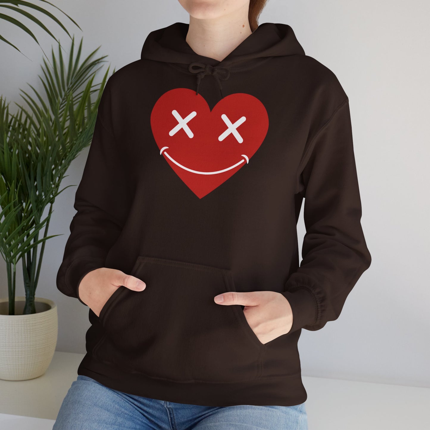 Sudadera unisex con capucha y mezcla pesada™ Love 