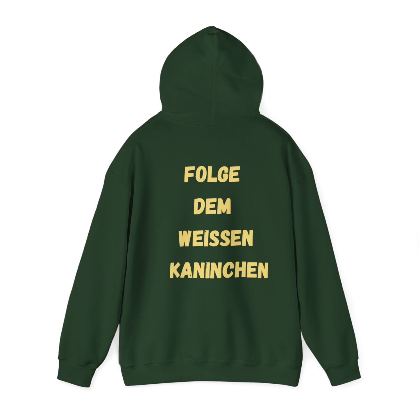 Folgen Sie dem weißen Kaninchen Hoodie - Unisex Heavy Blend™ Sweatshirt