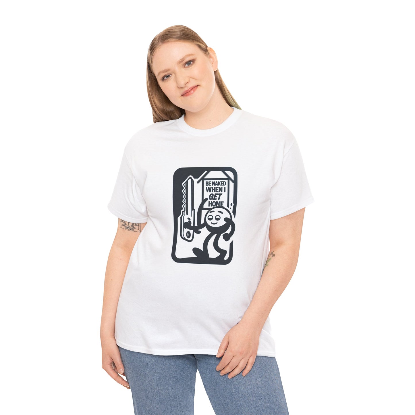 Funny Black Organic Cotton Tee