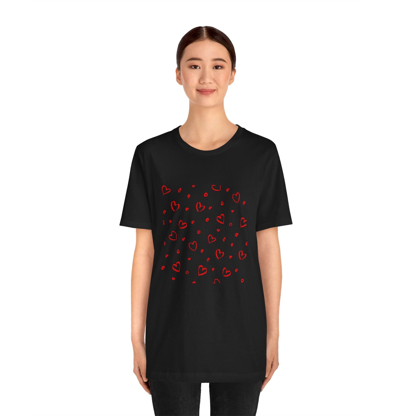Camiseta de manga corta LoveTee Unisex Blanca