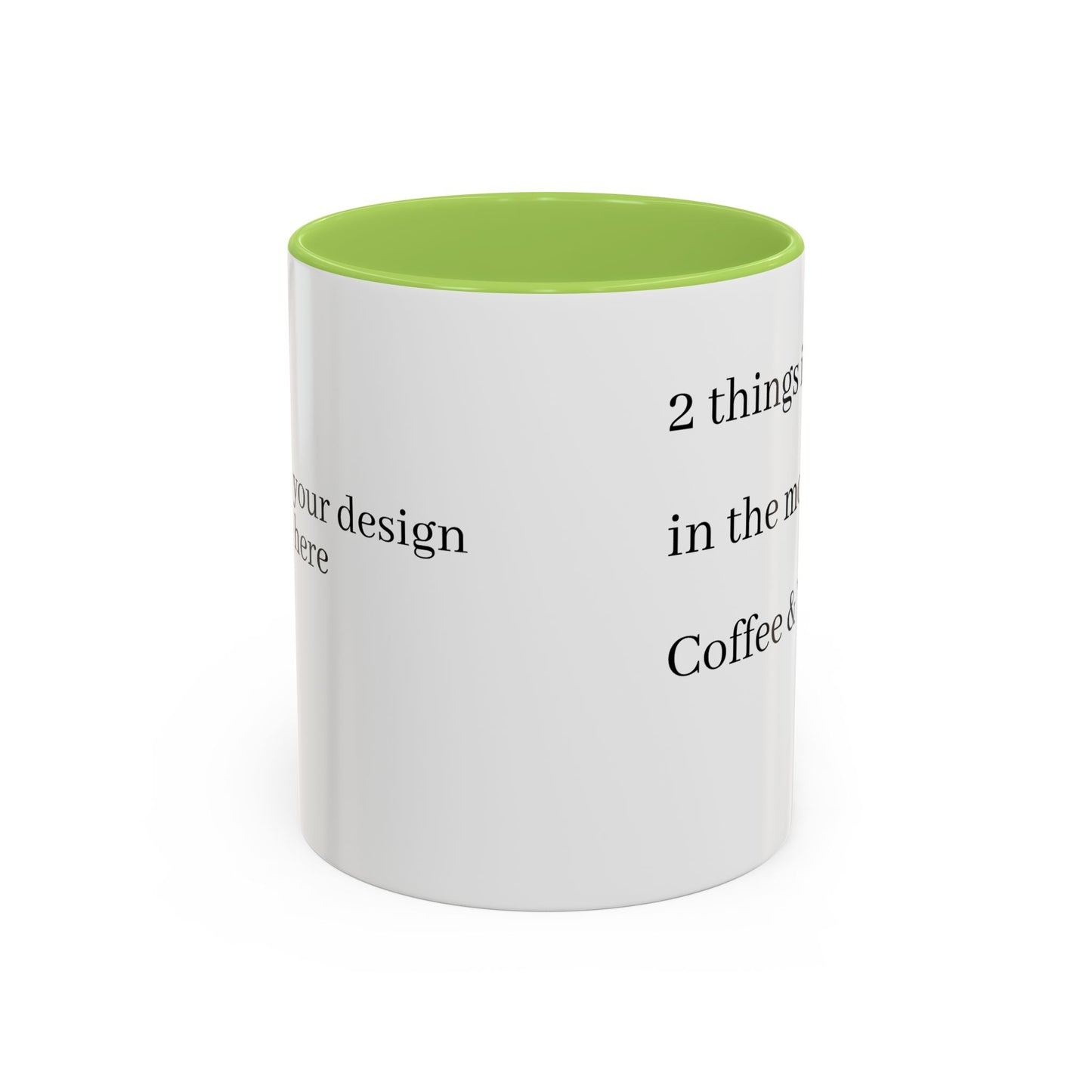 Coffee & You Accent Mug - Perfect for Morning Rituals - Ideal Gift for Coffee Lovers