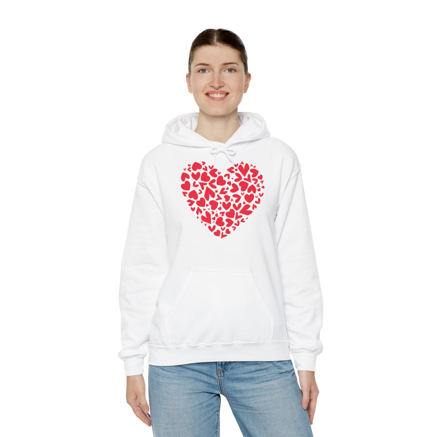 Heavy Blend™ Love-Sweatshirt mit Kapuze für Damen