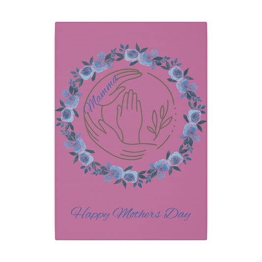 Mother's Day Giclée Print Canvas - Floral Hands Design