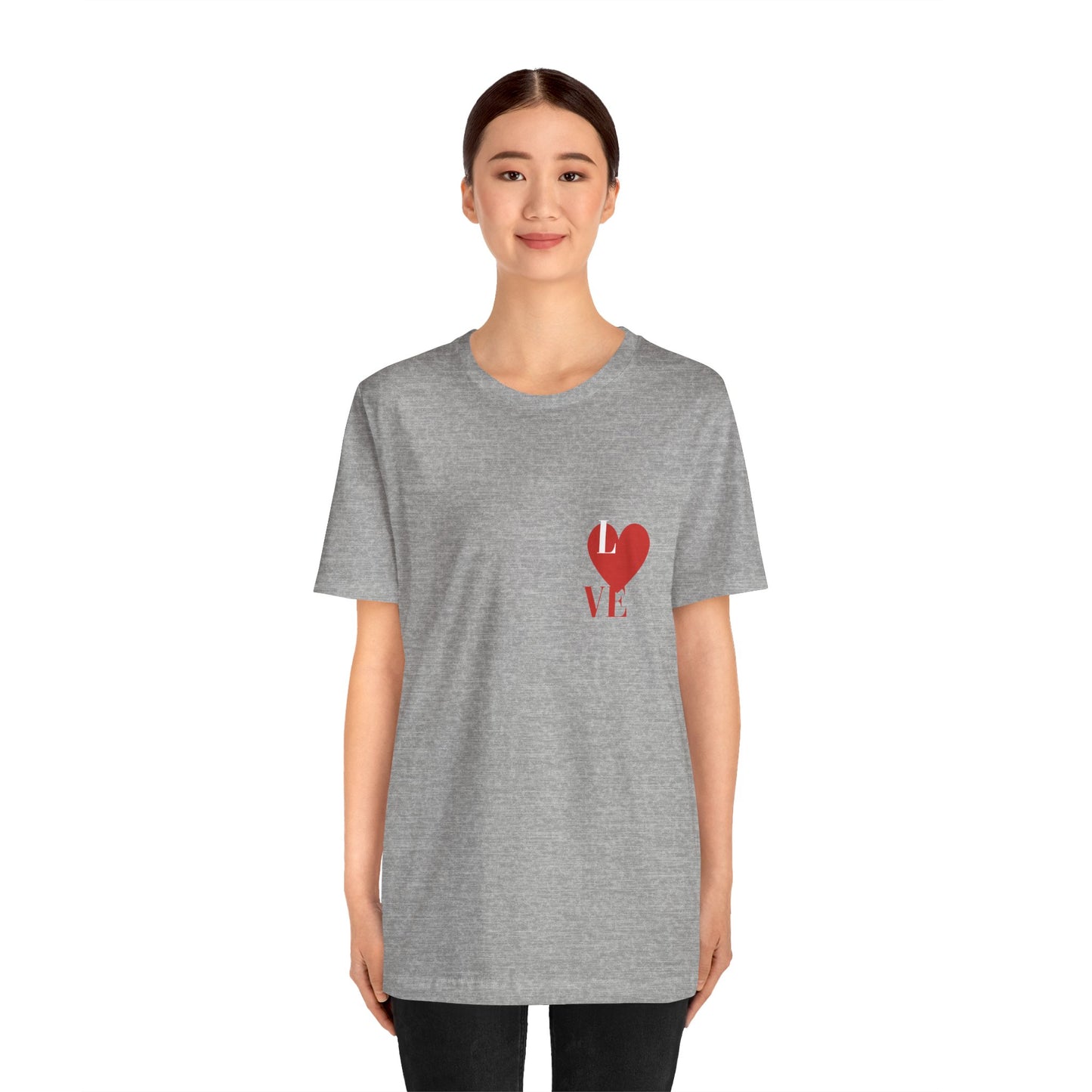 White Unisex Jersey Short Sleeve  Tee