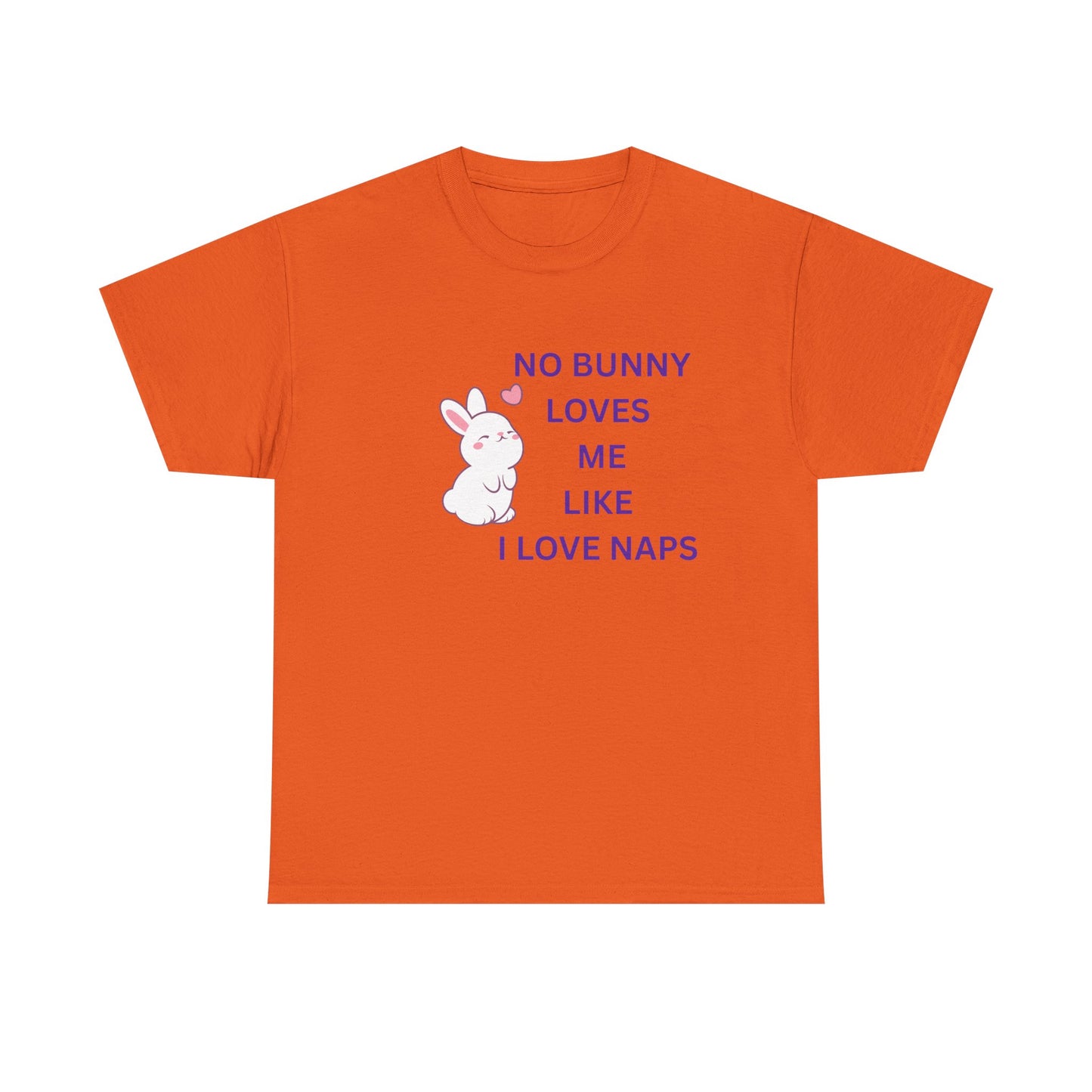 Funny Bunny Nap Lover Unisex Heavy Cotton Tee