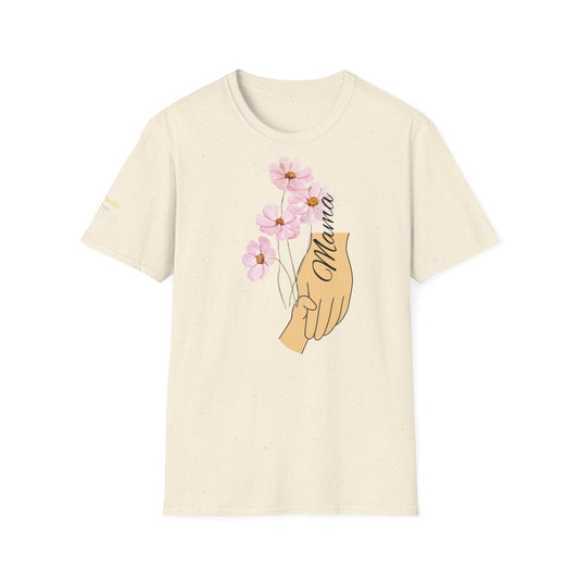Floral Mama Shirt - Softstyle Unisex T-Shirt for Mother's Day