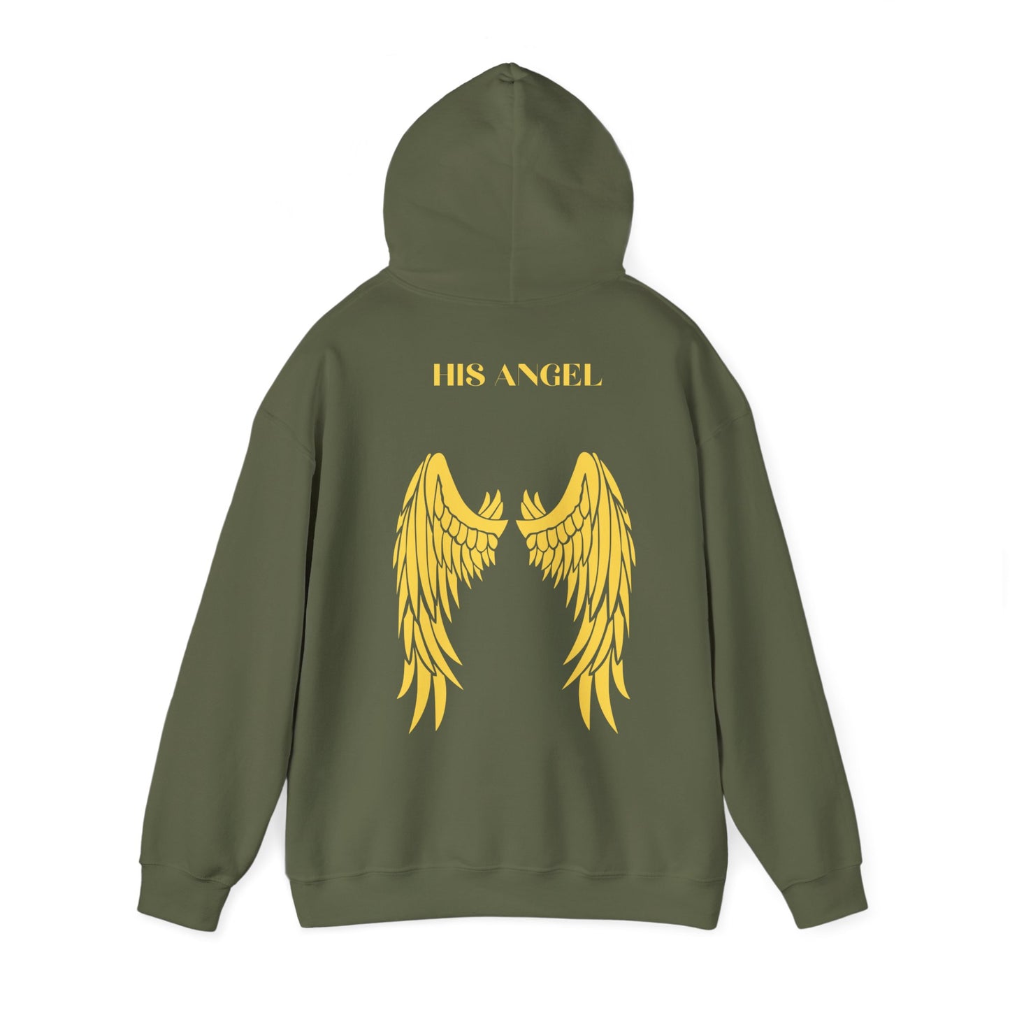 Paarstil Engel Flügel Kapuzenpullover