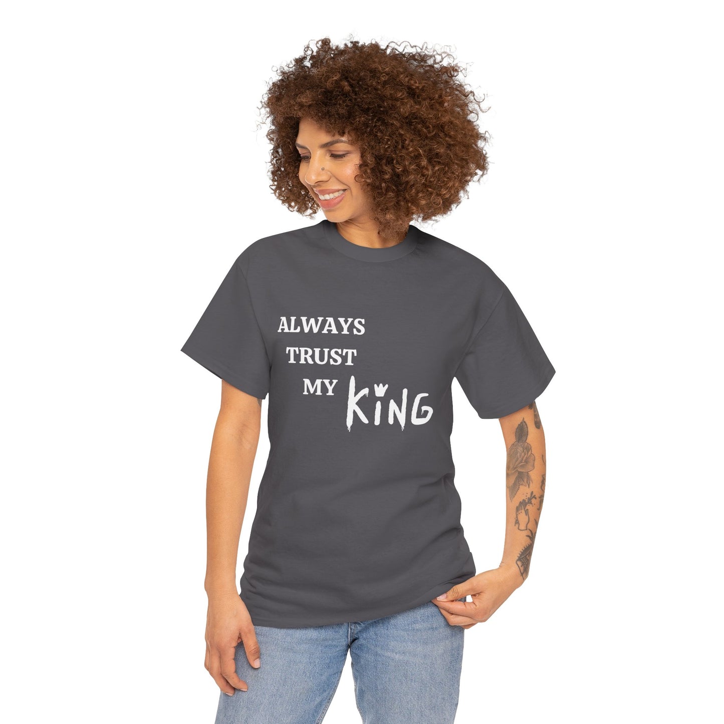 T-shirt Couple Assorti - T-shirt en Coton Épais Unisexe Amusant