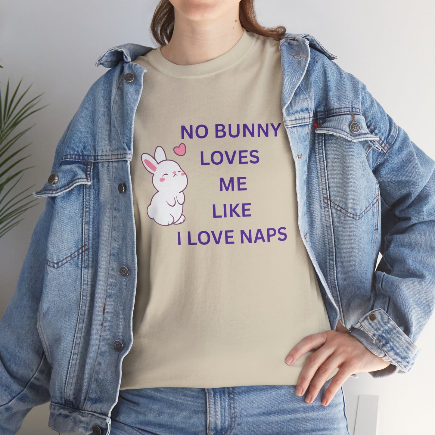 Funny Bunny Nap Lover Unisex Heavy Cotton Tee