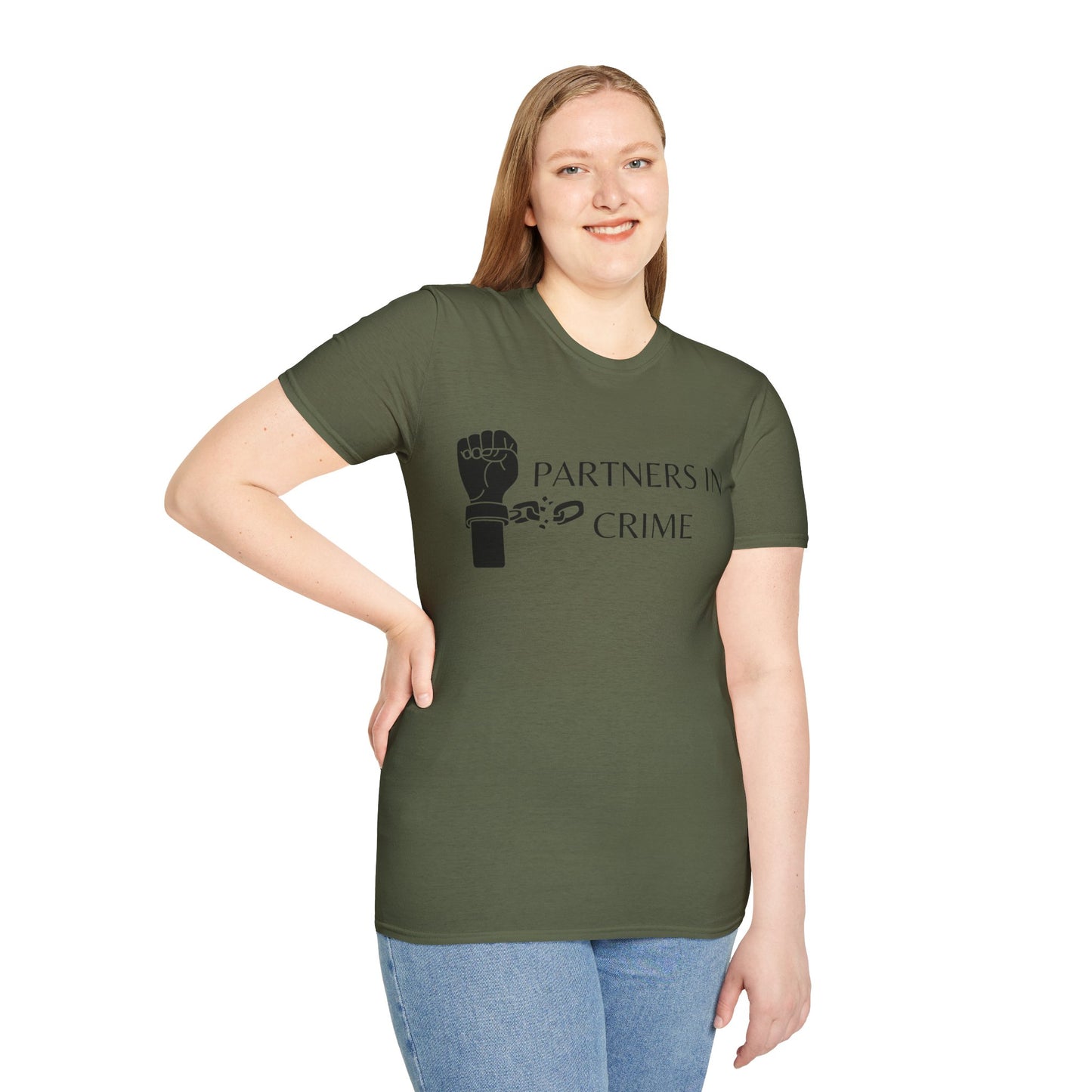 Weißes Unisex Softstyle Paar T-Shirt