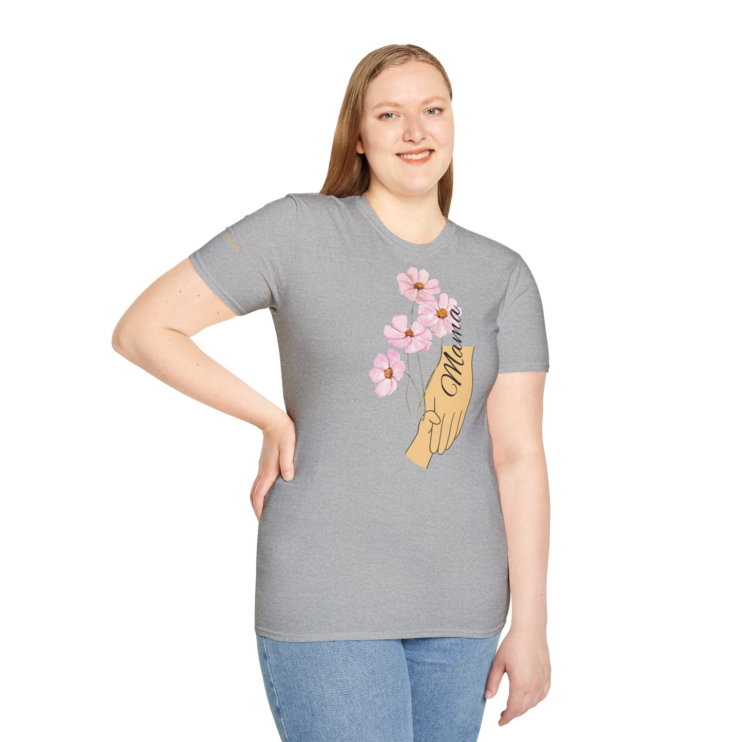 Floral Mama Shirt - Softstyle Unisex T-Shirt for Mother's Day