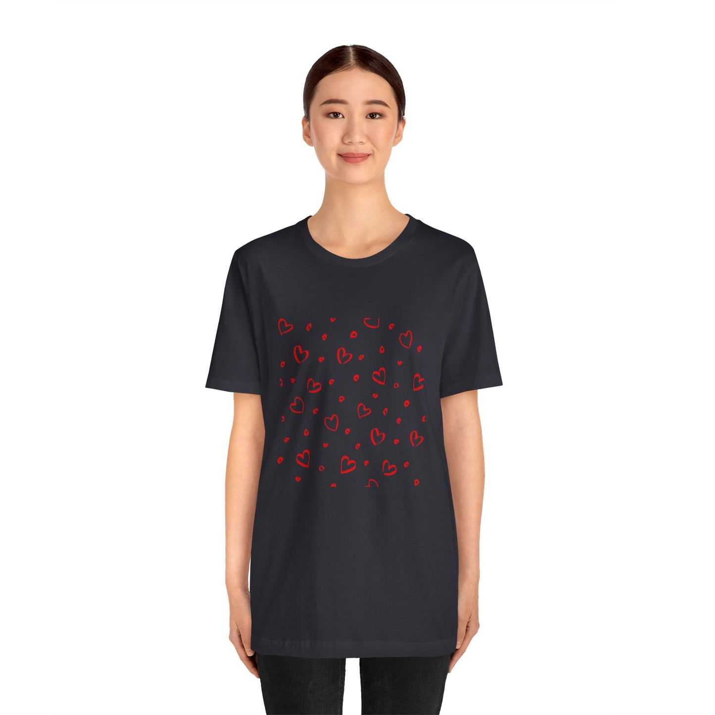 Camiseta de manga corta LoveTee Unisex Blanca