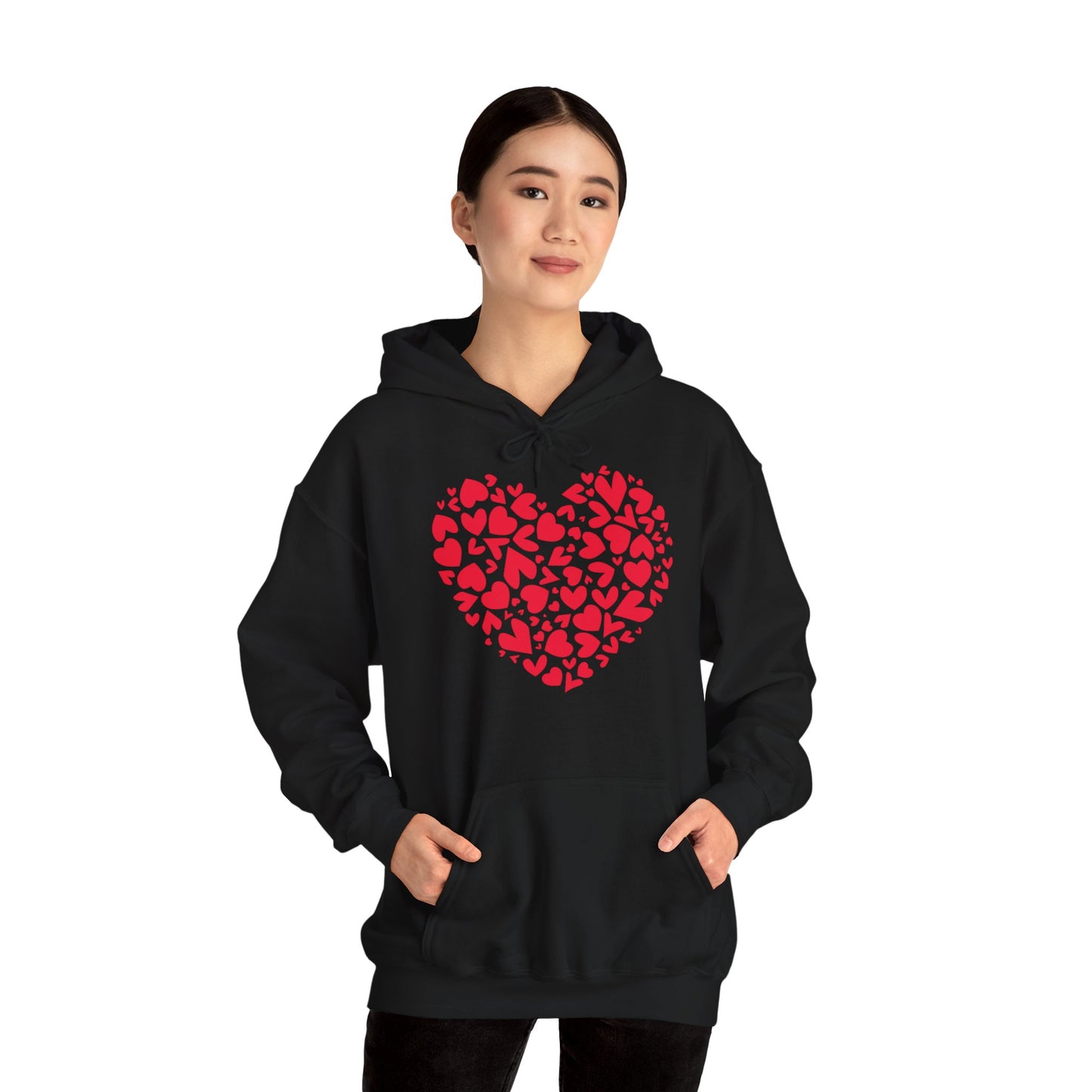Heavy Blend™ Love-Sweatshirt mit Kapuze für Damen
