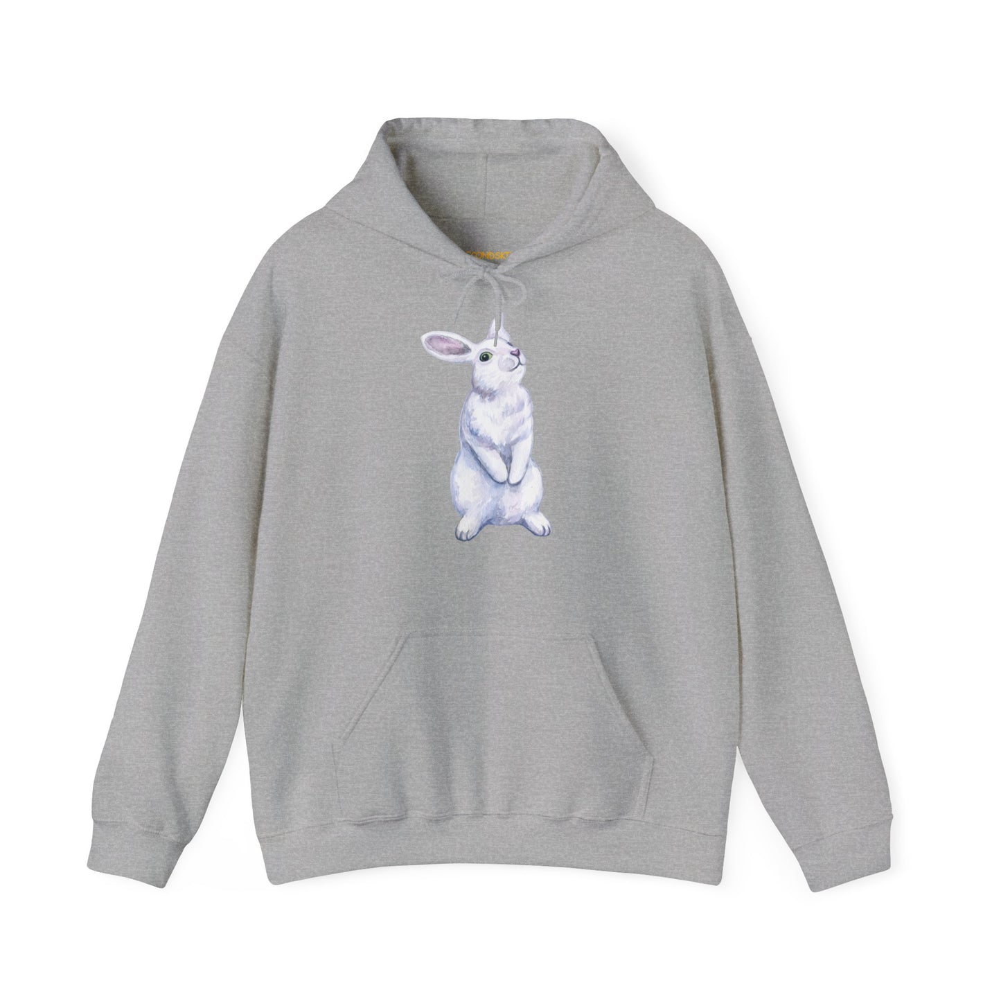 Folge dem weißen Hasen Unisex Heavy Blend Hoodie