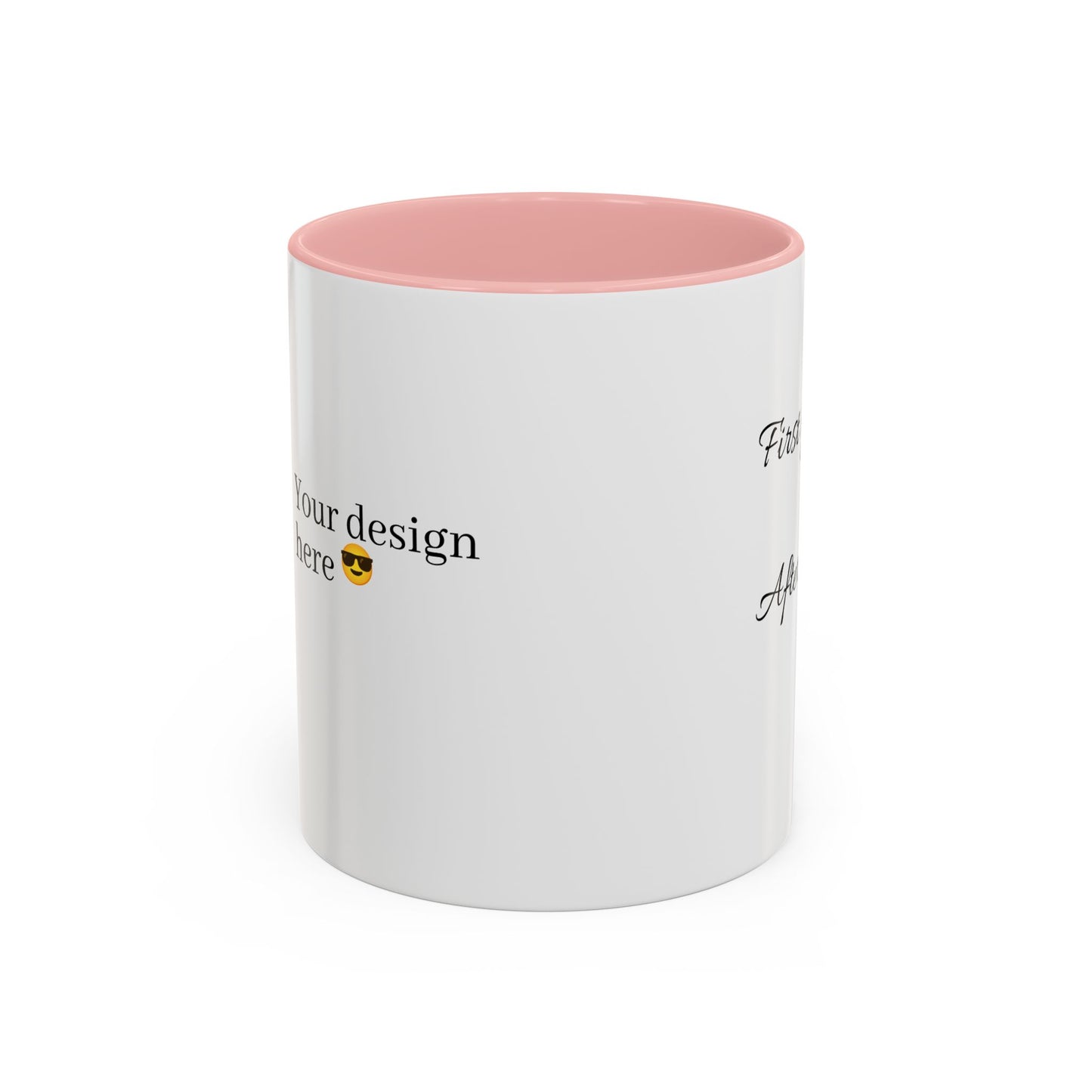 Inspirierende Akzent-Kaffeetasse - 'Zuerst du... Nach dem Kaffee' - Perfekt für Kaffeeliebhaber und tägliche Motivation