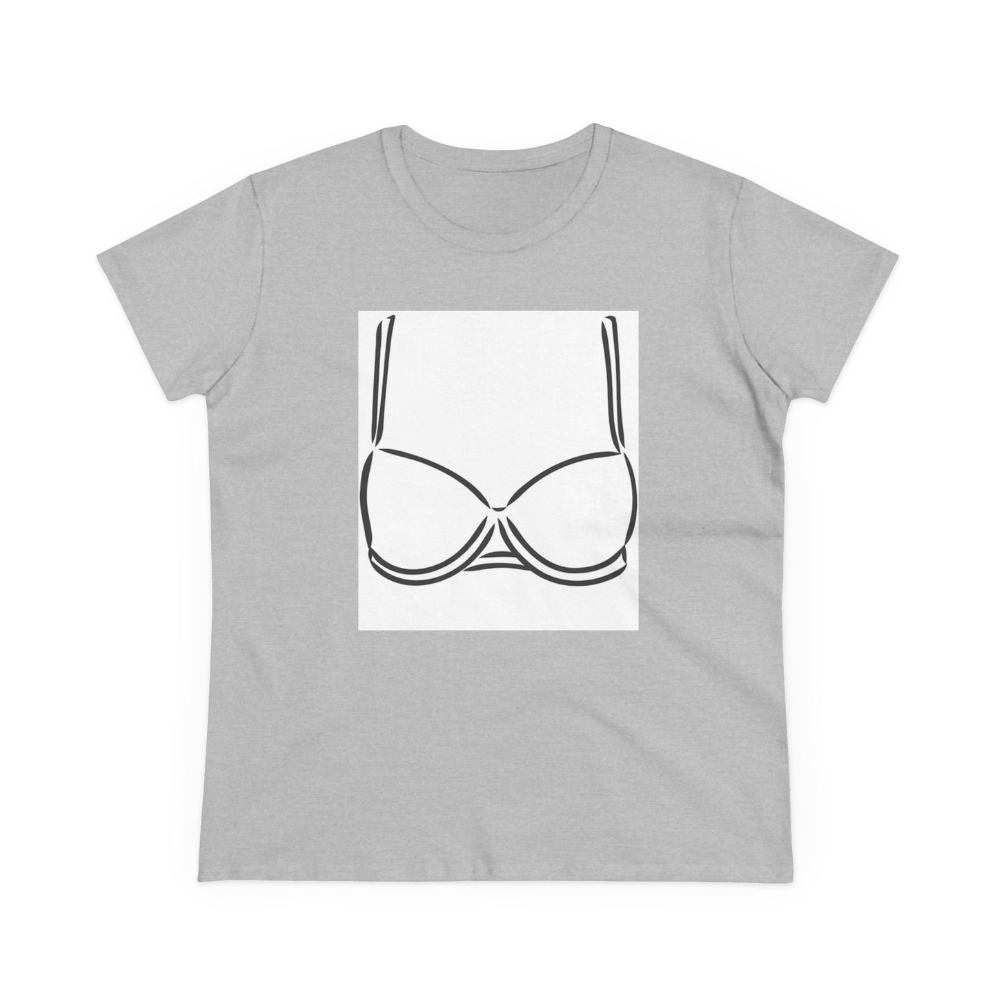 Damen Midweight Baumwoll T-Shirt