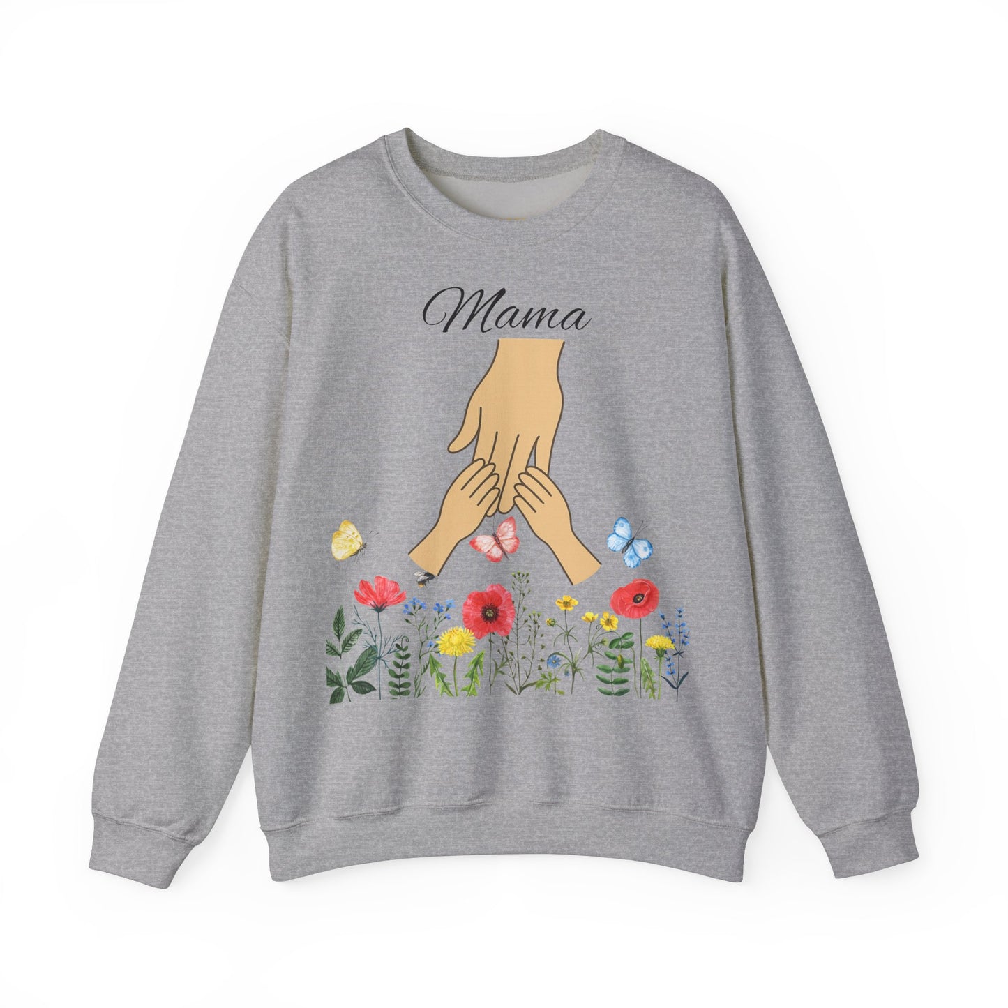 Floral Mama Crewneck Sweatshirt - Unisex Heavy Blend™