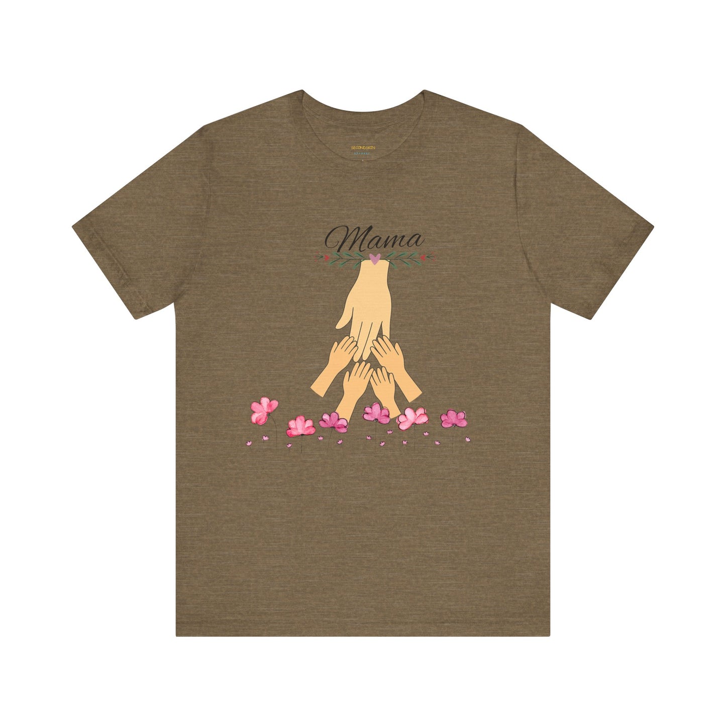 Mama Hands Unisex Custom  Tee - Perfect Gift for Mother's Day & Family Celebrations