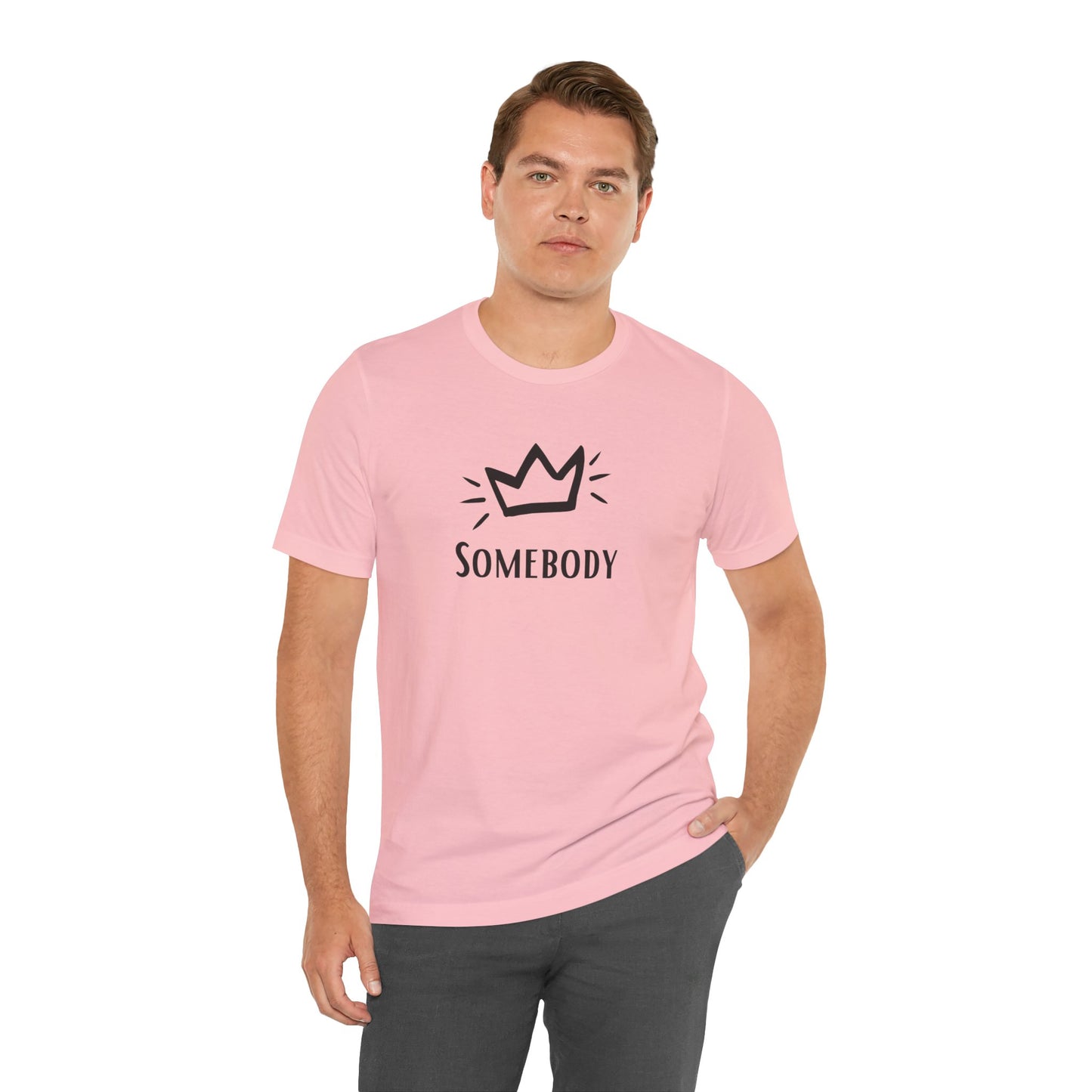 Grau Unisex Alltags-T-Shirt