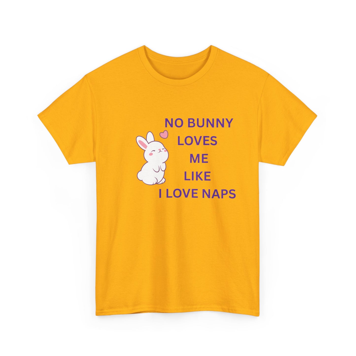 Funny Bunny Nap Lover Unisex Heavy Cotton Tee