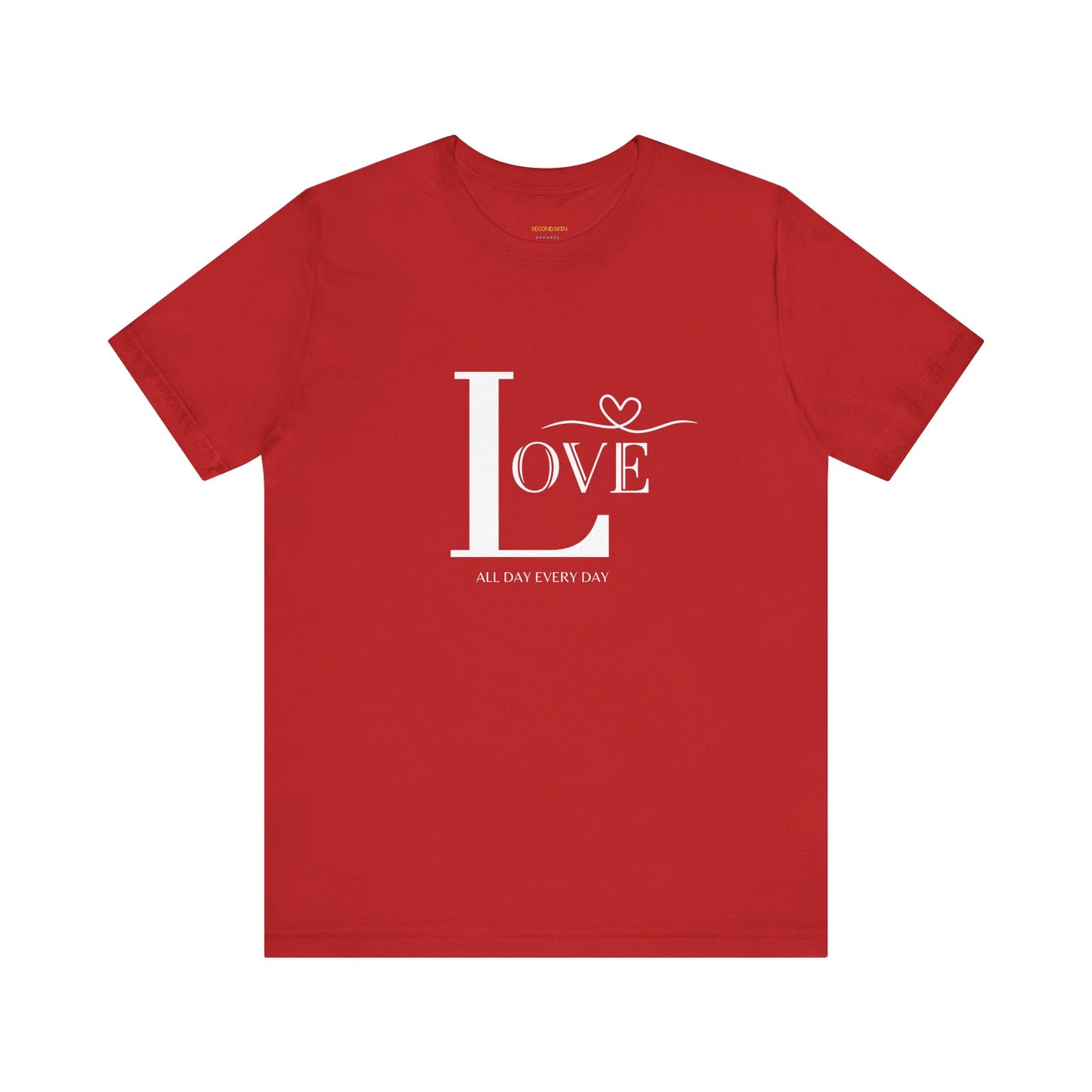 Unisex  Jersey Short Sleeve Love Tee