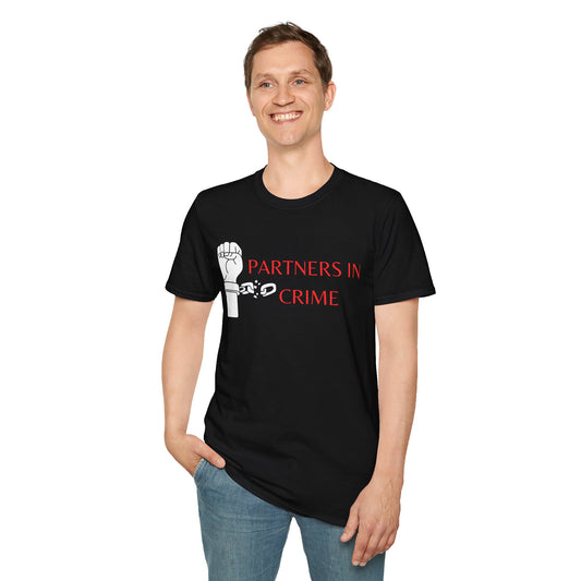 Schwarzes Unisex Softstyle Paar T-Shirt