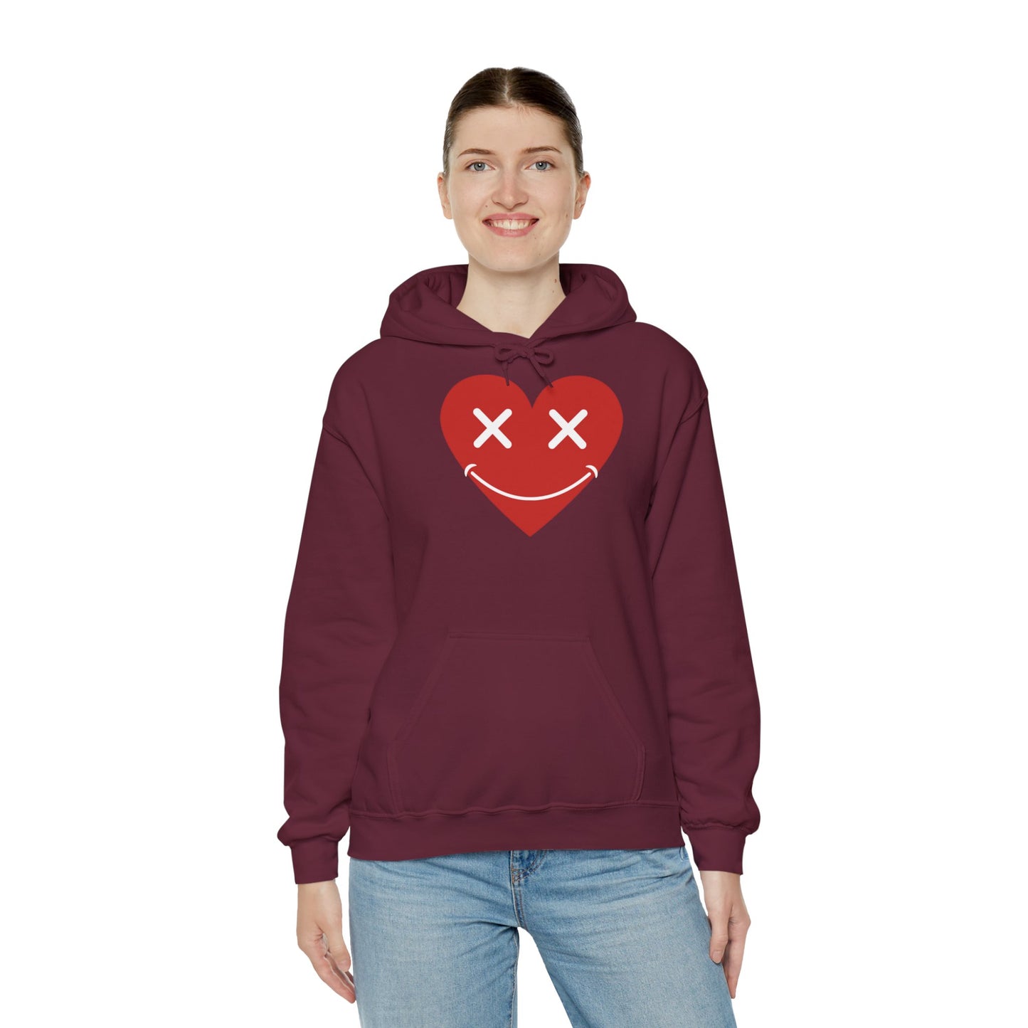 Sudadera unisex con capucha y mezcla pesada™ Love 