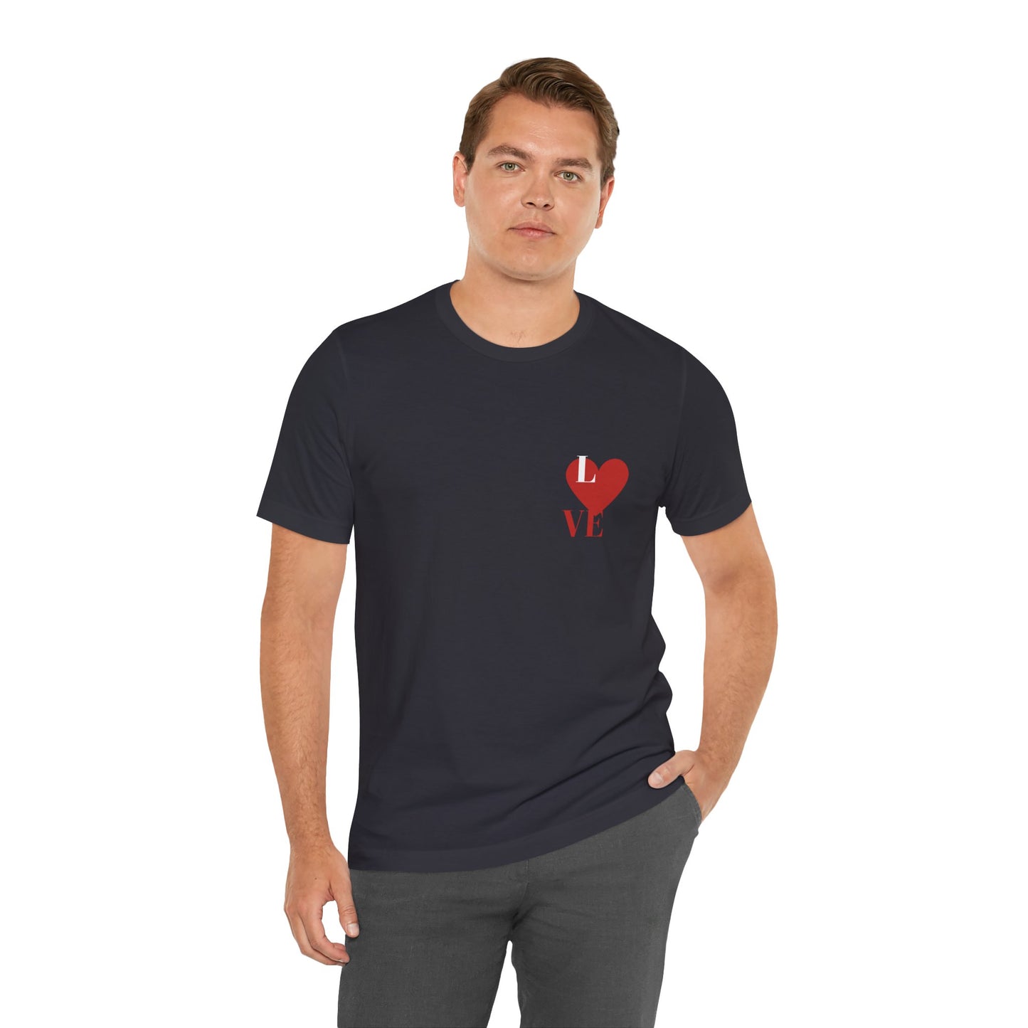 White Unisex Jersey Short Sleeve  Tee