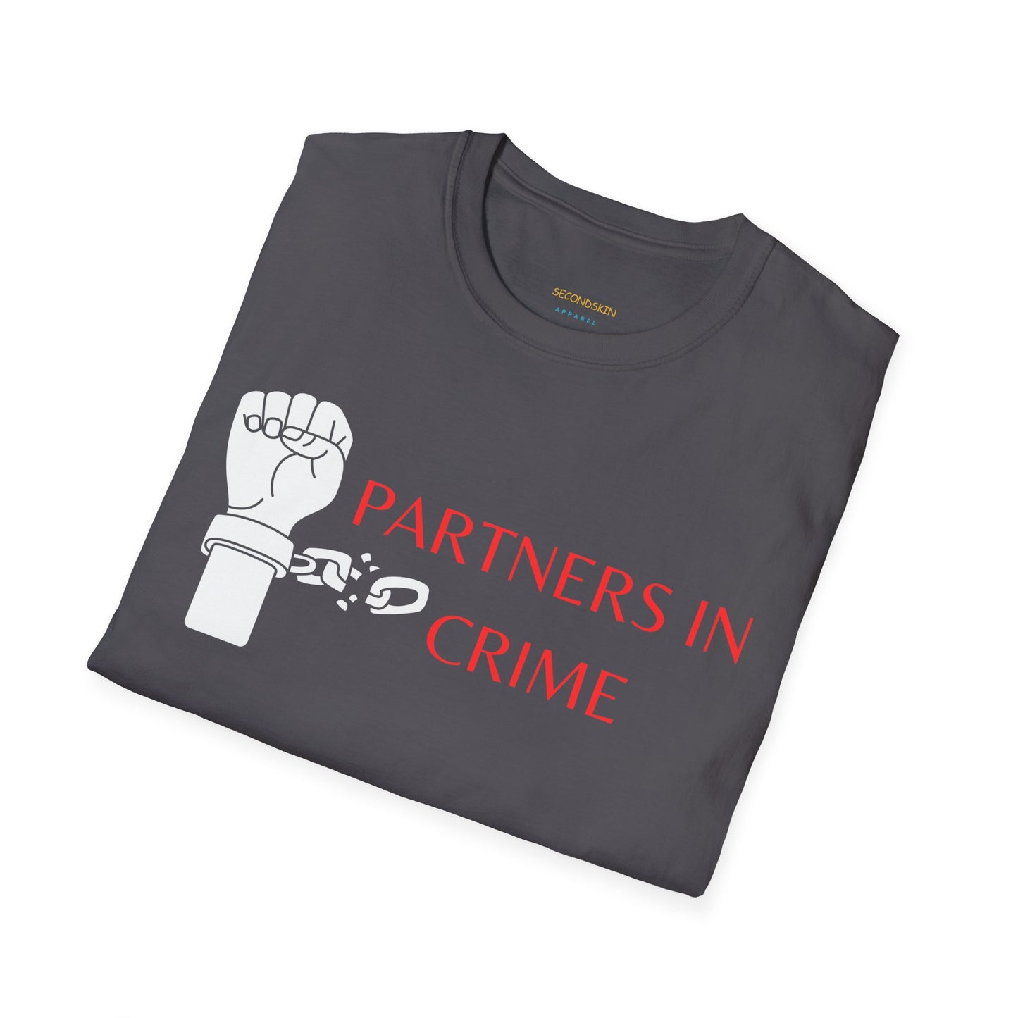 Black Unisex Softstyle couple T-Shirt