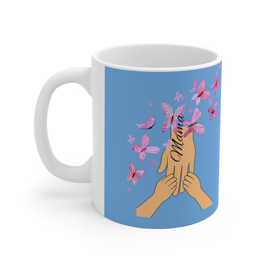 Personalized Floral Mother's Day Coffee Mug | 11oz & 15oz